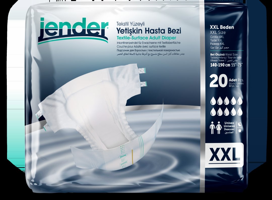 JENDER BELBANTLI HASTA BEZİ 2XLARGE (XXLARGE) EKSTRA XLARGE 20 Lİ